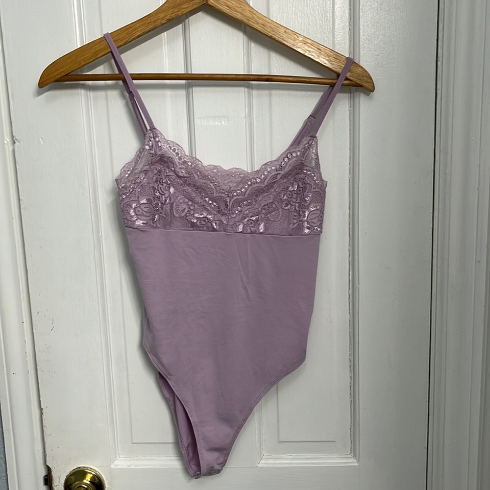 F21 lace bodysuit